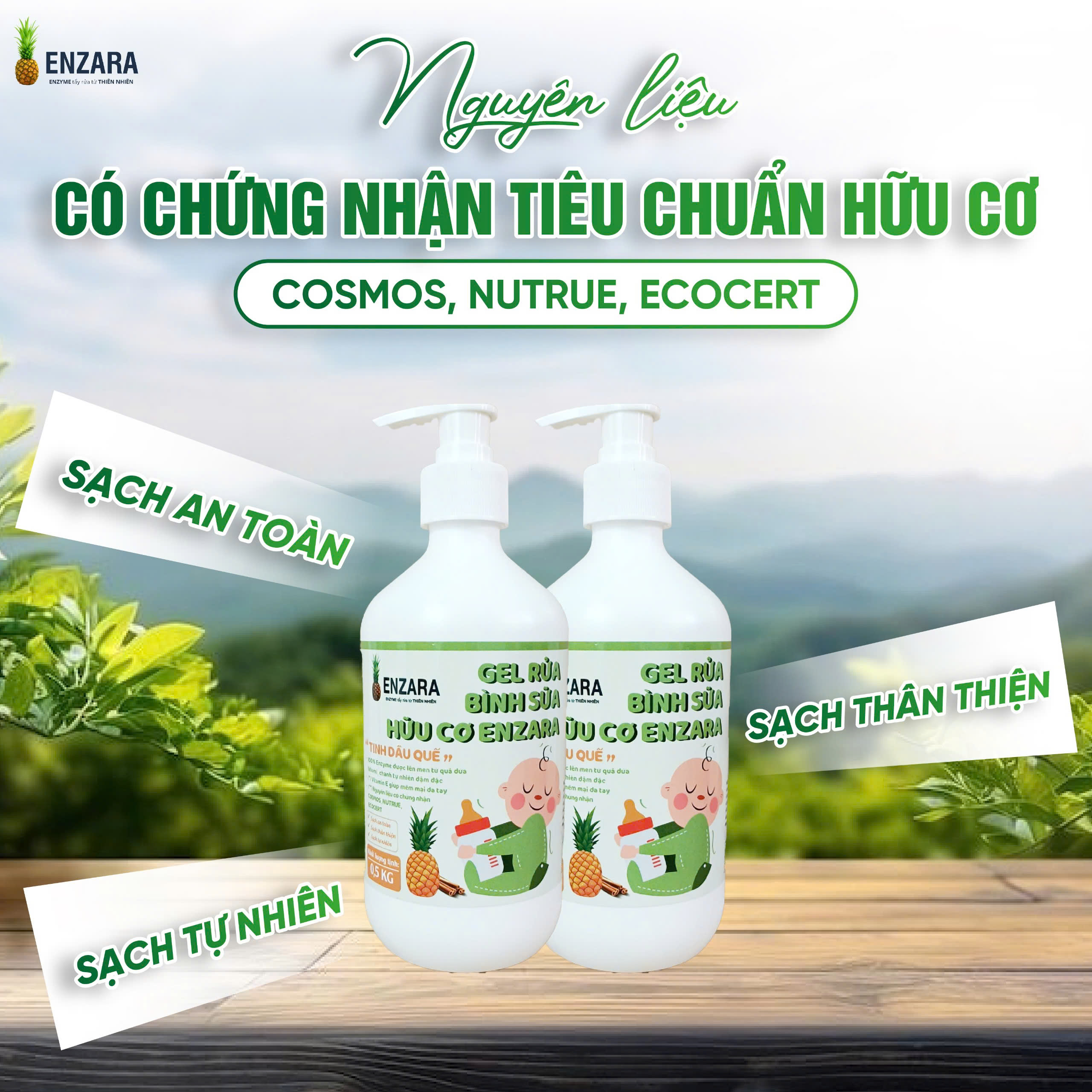 Gel Rửa Bình Sữa ENZARA